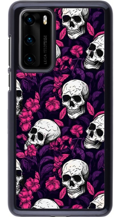 Coque Huawei P40 - Halloween 2024 romantic skulls