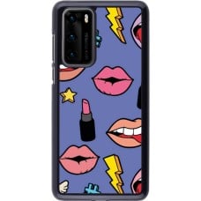 Huawei P40 Case Hülle - Lips and lipgloss