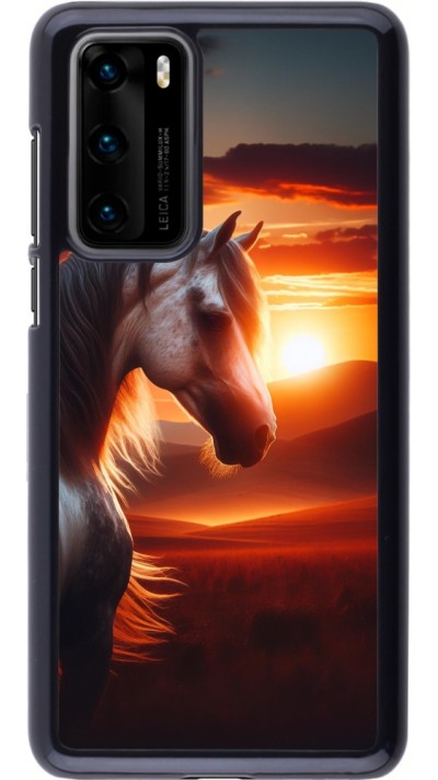 Coque Huawei P40 - Majestic Sunset Horse