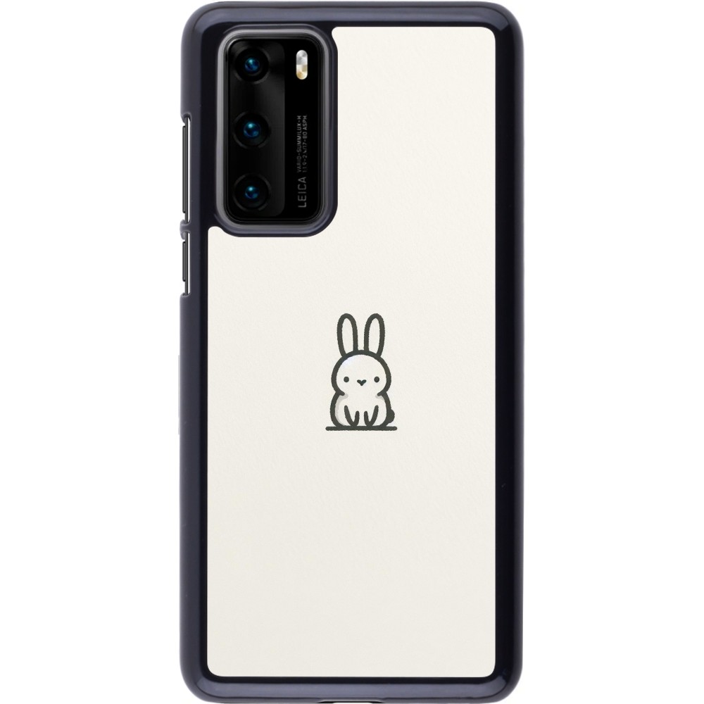 Coque Huawei P40 - Minimal bunny cutie