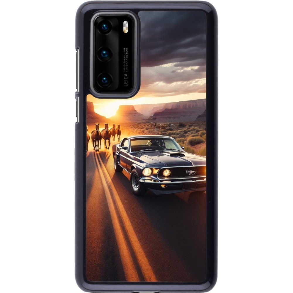 Coque Huawei P40 - Mustang 69 Grand Canyon