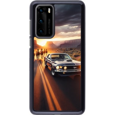 Coque Huawei P40 - Mustang 69 Grand Canyon