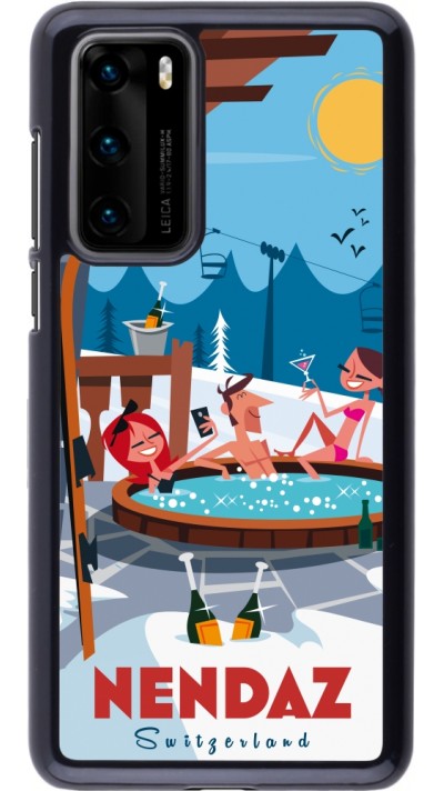 Coque Huawei P40 - Nendaz Mountain Jacuzzi