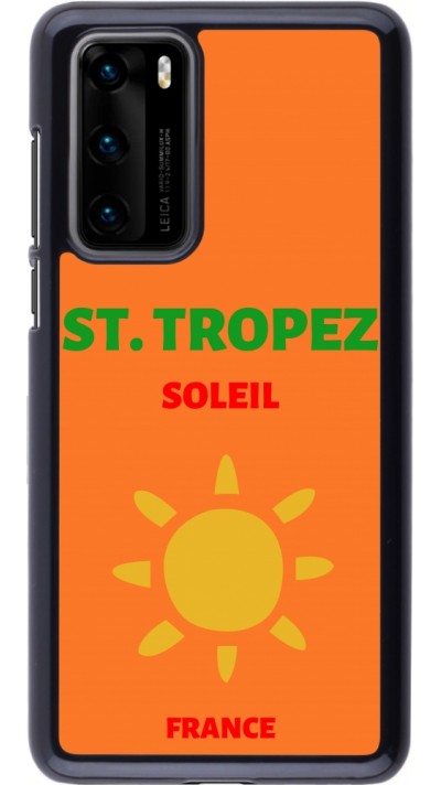 Coque Huawei P40 - Pop Summer Destination St-Tropez