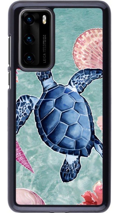 Coque Huawei P40 - Preppy Turtle