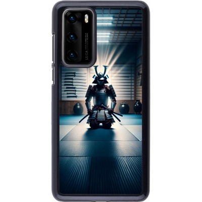 Coque Huawei P40 - Samouraï en prière