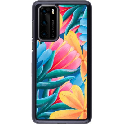 Coque Huawei P40 - Spring 23 colorful flowers