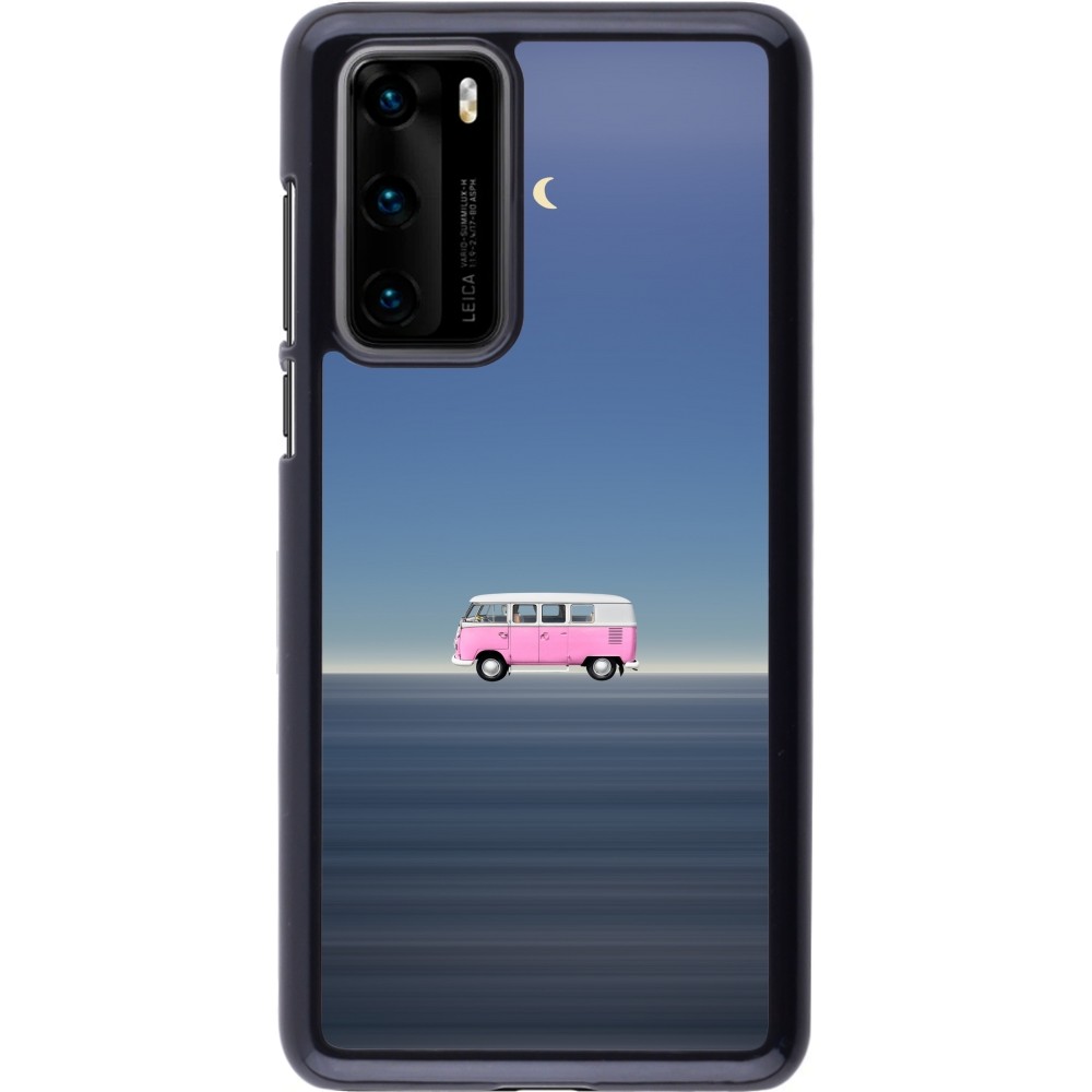 Coque Huawei P40 - Spring 23 pink bus