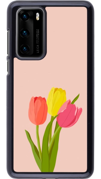 Coque Huawei P40 - Spring 23 tulip trio