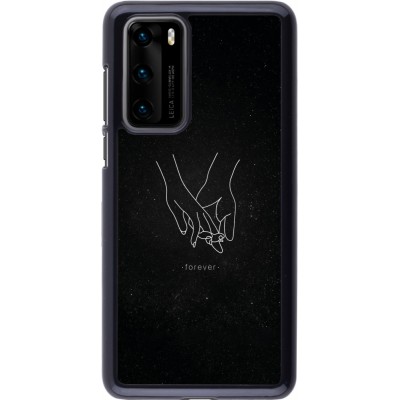 Coque Huawei P40 - Valentine 2023 hands forever