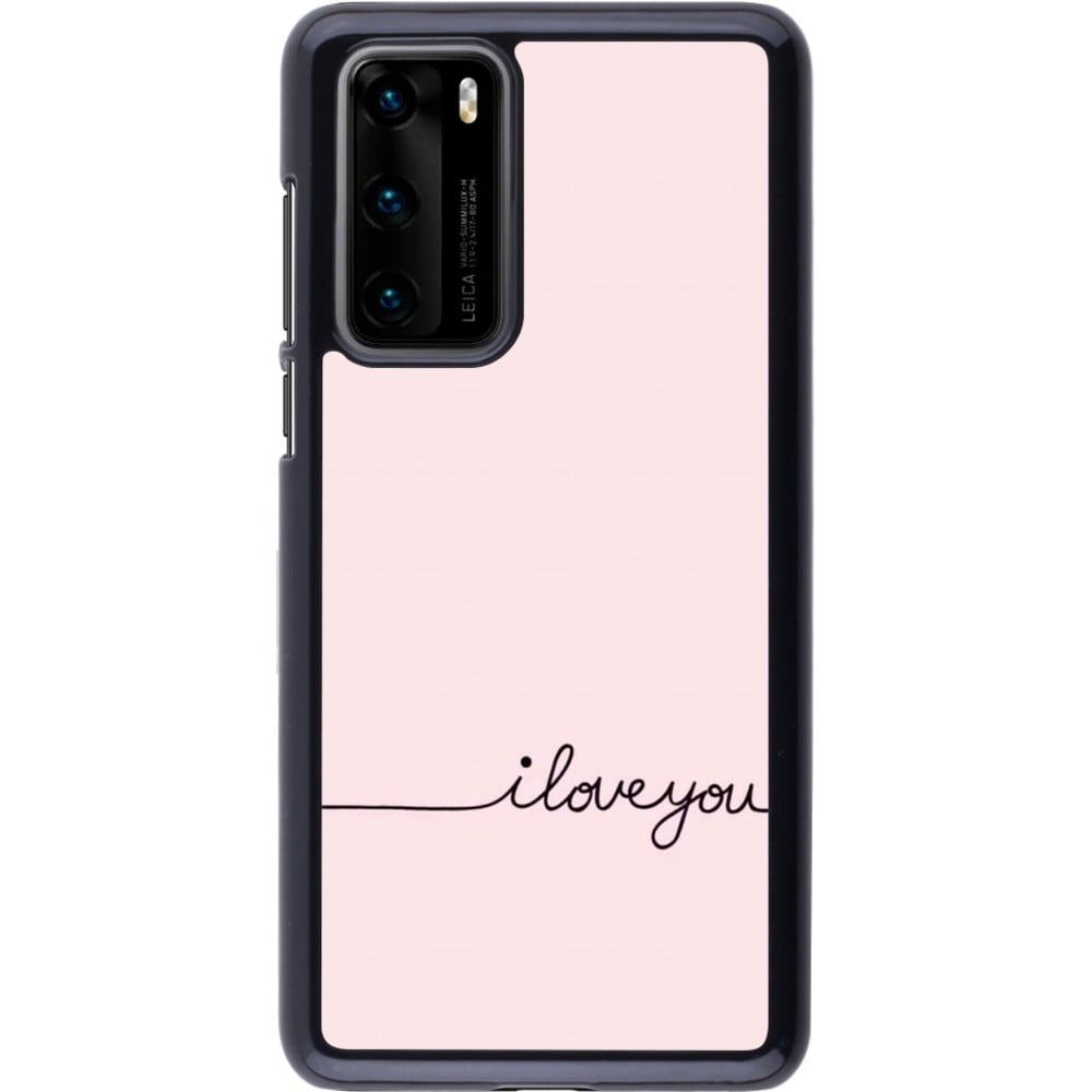 Coque Huawei P40 - Valentine 2023 i love you writing