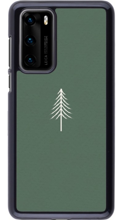 Coque Huawei P40 - Christmas 22 minimalist tree