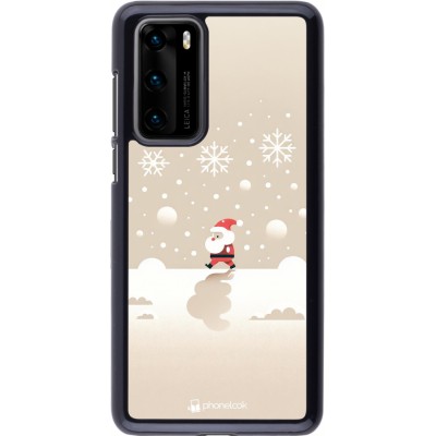 Coque Huawei P40 - Noël 2023 Minimalist Santa