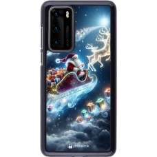 Coque Huawei P40 - Noël 2023 Père Noël enchanté