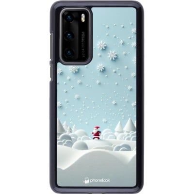 Coque Huawei P40 - Noël 2023 Petit Père Flocon