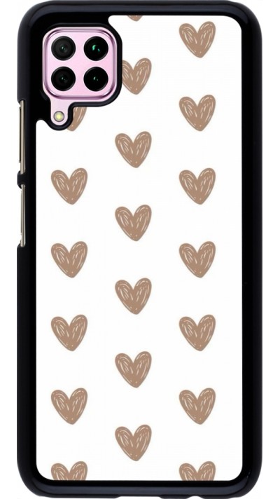 Coque Huawei P40 Lite - Autumn 2024 brown hearts