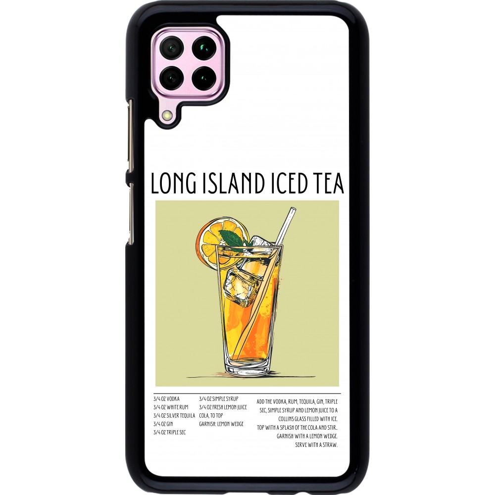 Coque Huawei P40 Lite - Cocktail recette Long Island Ice Tea