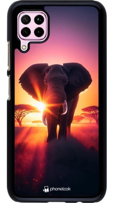 Coque Huawei P40 Lite - Elephant Sunrise Beauty