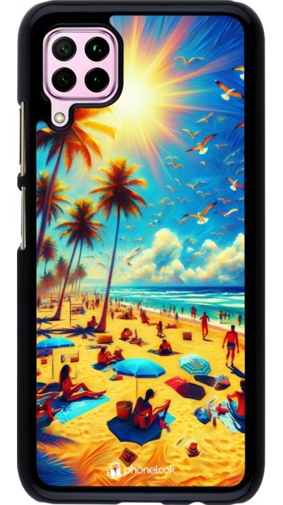 Coque Huawei P40 Lite - Été Paradis Paint