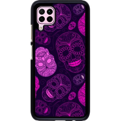 Coque Huawei P40 Lite - Halloween 2023 pink skulls