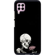 Coque Huawei P40 Lite - Halloween 2023 rose and skeleton