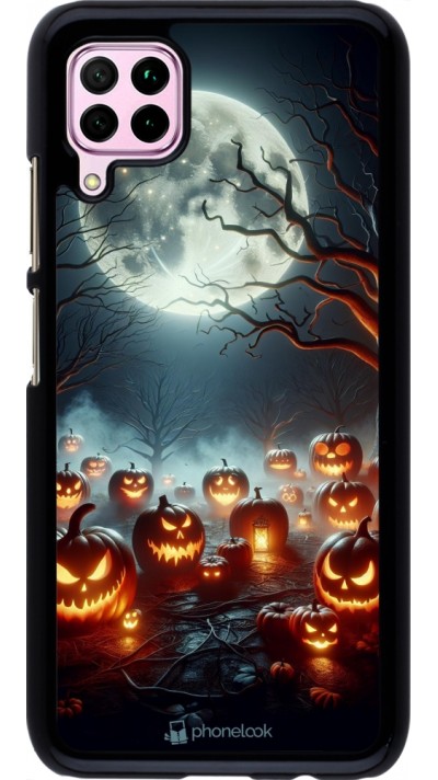 Coque Huawei P40 Lite - Halloween 2024 Many Pumpkins