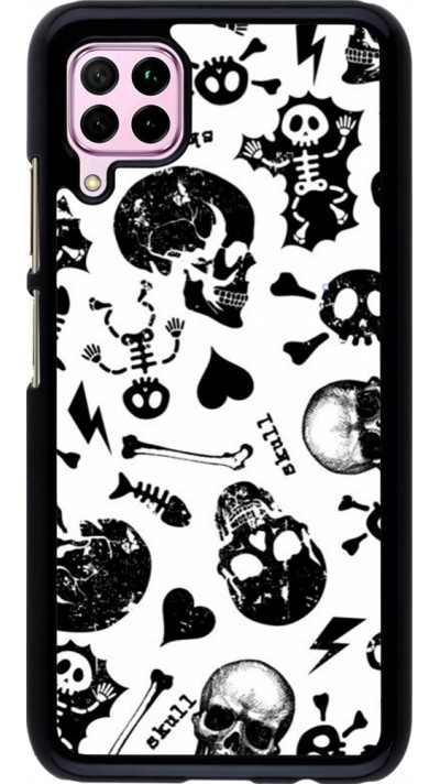 Coque Huawei P40 Lite - Halloween 2024 skeleton mix