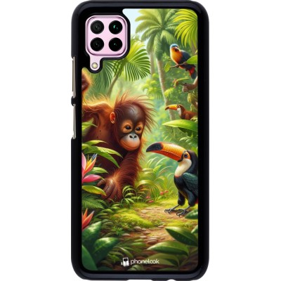 Coque Huawei P40 Lite - Jungle Tropicale Tayrona