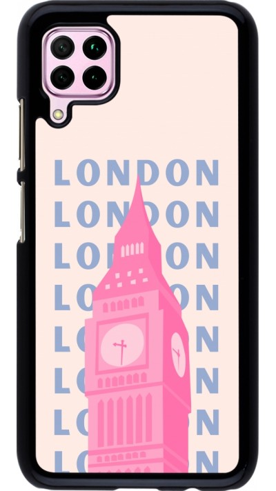 Coque Huawei P40 Lite - London Pink Print