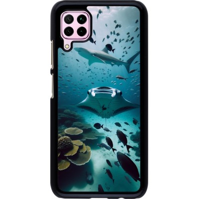 Coque Huawei P40 Lite - Manta Lagon Nettoyage