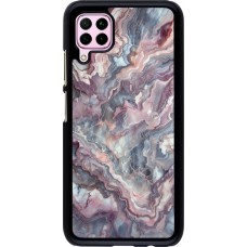 Coque Huawei P40 Lite - Marbre violette argentée