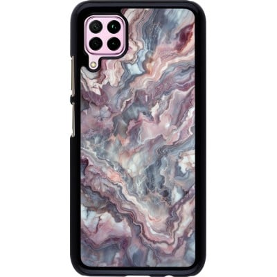 Coque Huawei P40 Lite - Marbre violette argentée