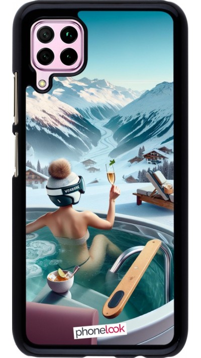 Coque Huawei P40 Lite - Montagne Glamour Jacuzzi