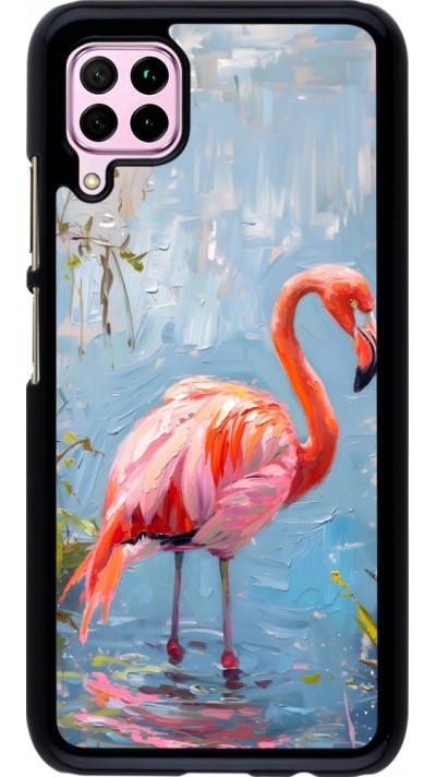 Coque Huawei P40 Lite - Paint Flamingo