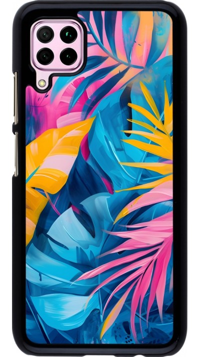 Coque Huawei P40 Lite - Palms Blue