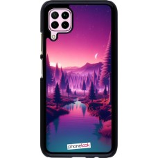 Coque Huawei P40 Lite - Paysage Violet-Rose