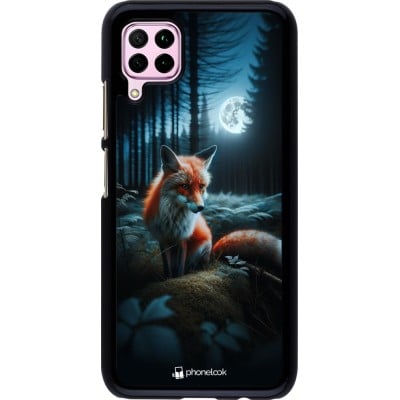 Coque Huawei P40 Lite - Renard lune forêt