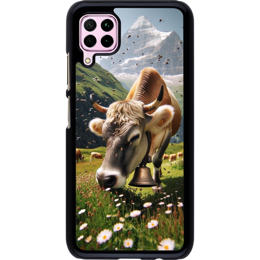 Coque Huawei P40 Lite - Vache montagne Valais