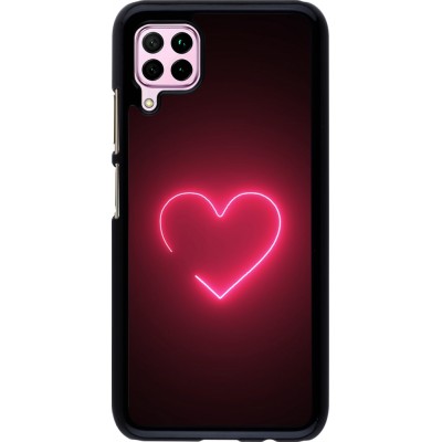 Coque Huawei P40 Lite - Valentine 2023 single neon heart