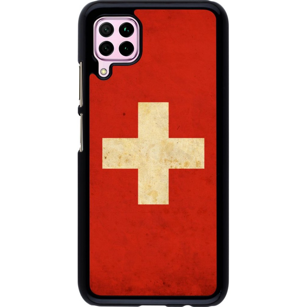 Hülle Huawei P40 Lite - Vintage Flag SWISS - Kaufen auf PhoneLook