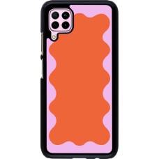 Coque Huawei P40 Lite - Wavy Rectangle Orange Pink