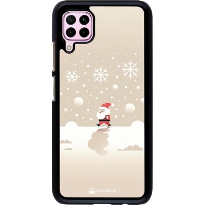 Coque Huawei P40 Lite - Noël 2023 Minimalist Santa