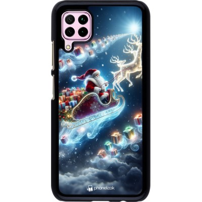 Coque Huawei P40 Lite - Noël 2023 Père Noël enchanté