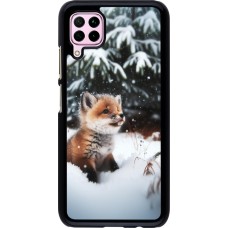 Coque Huawei P40 Lite - Noël 2023 Renardeau sapin