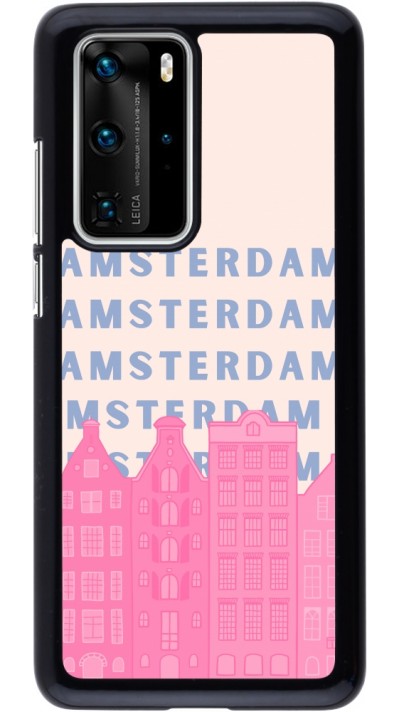 Coque Huawei P40 Pro - Amsterdam Pink Print