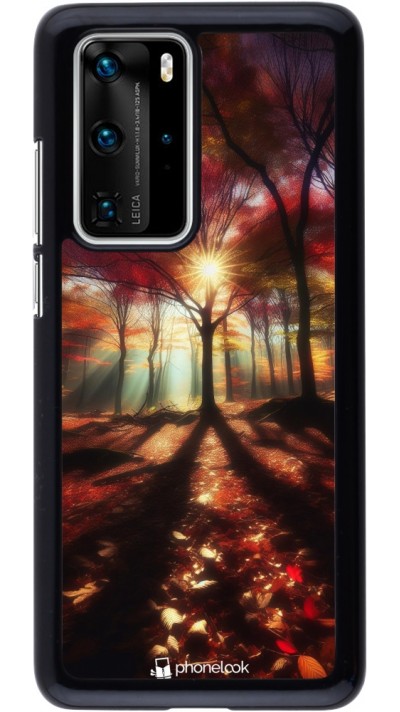 Coque Huawei P40 Pro - Automne doré glare