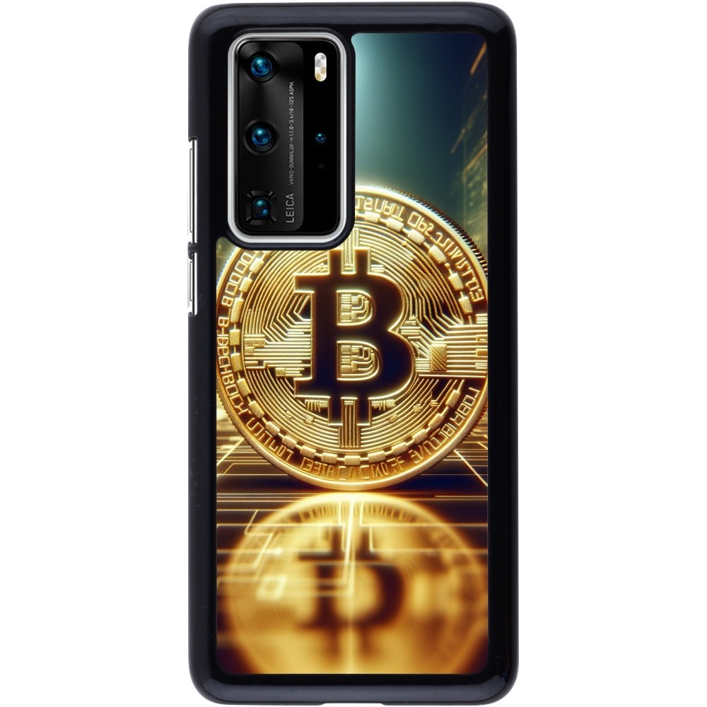 Coque Huawei P40 Pro - Bitcoin Standing