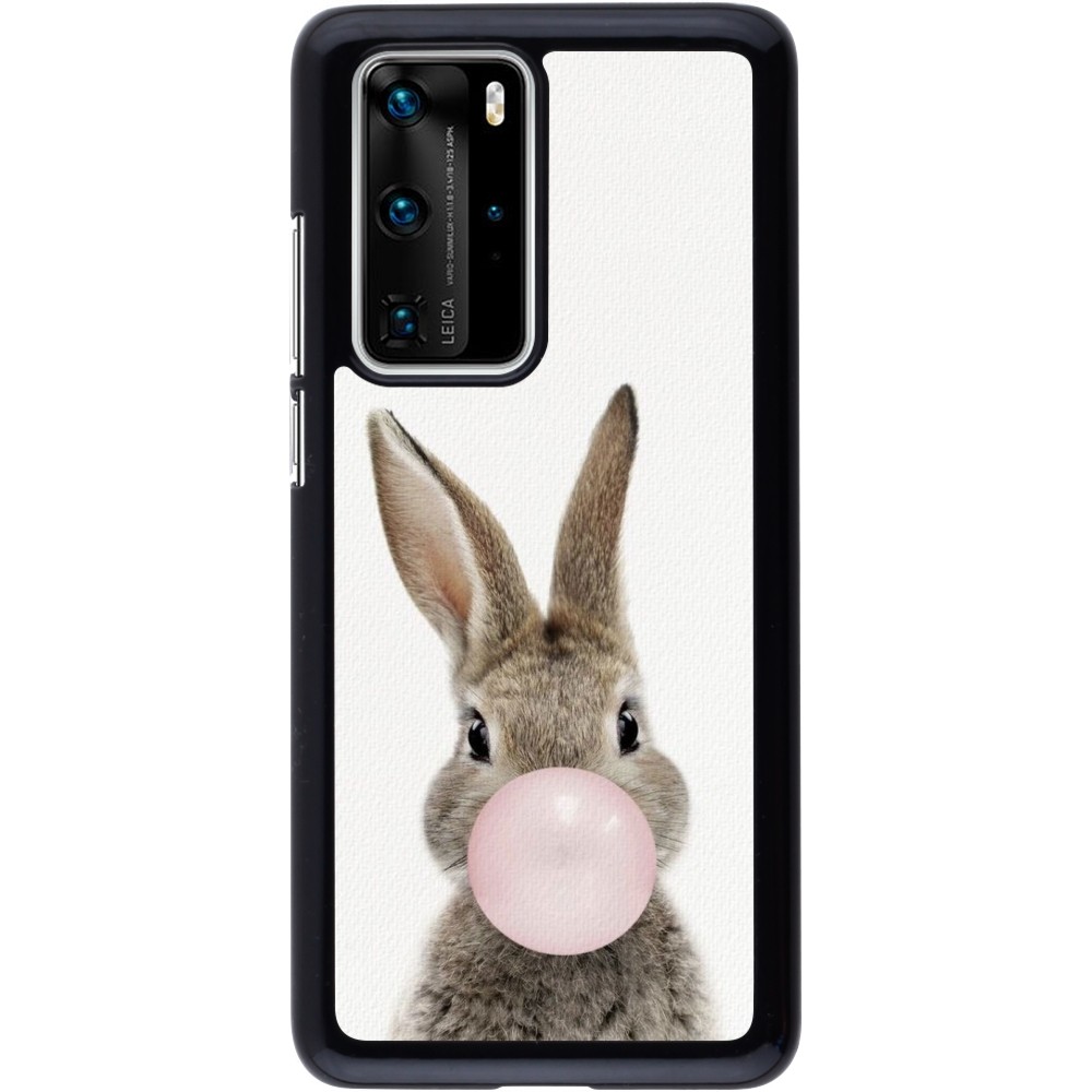 Coque Huawei P40 Pro - Easter 2023 bubble gum bunny