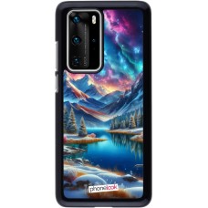 Coque Huawei P40 Pro - Fantasy Mountain Lake Sky Stars