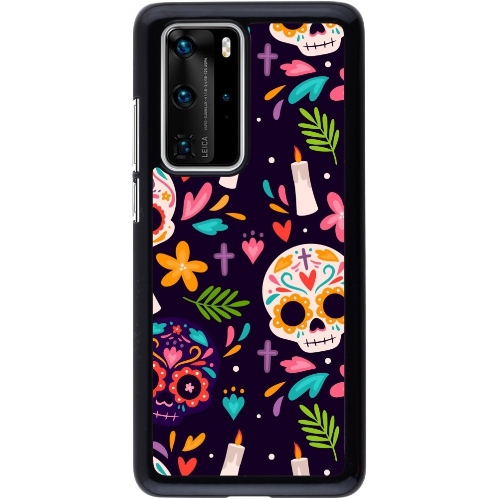 Coque Huawei P40 Pro - Halloween 2023 mexican style